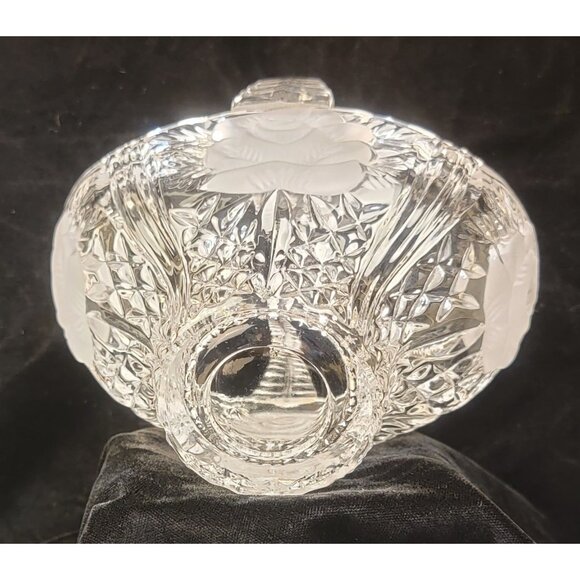 Vintage Anna Hutte Bleikristall 24% Lead Crystal Basked - Picture 6 of 12